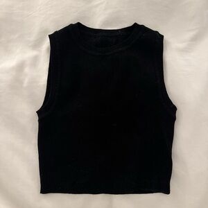 Black Sleeveless Top